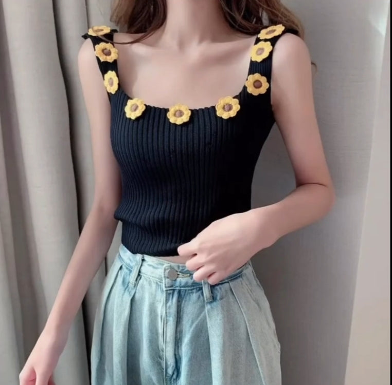 Sunflower Tank Top