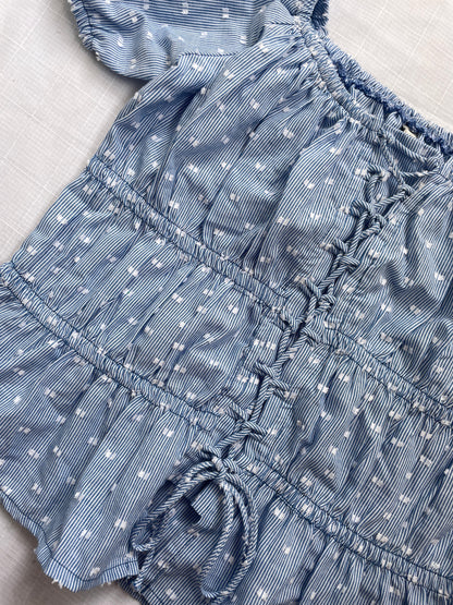 Blue Fluffy Top
