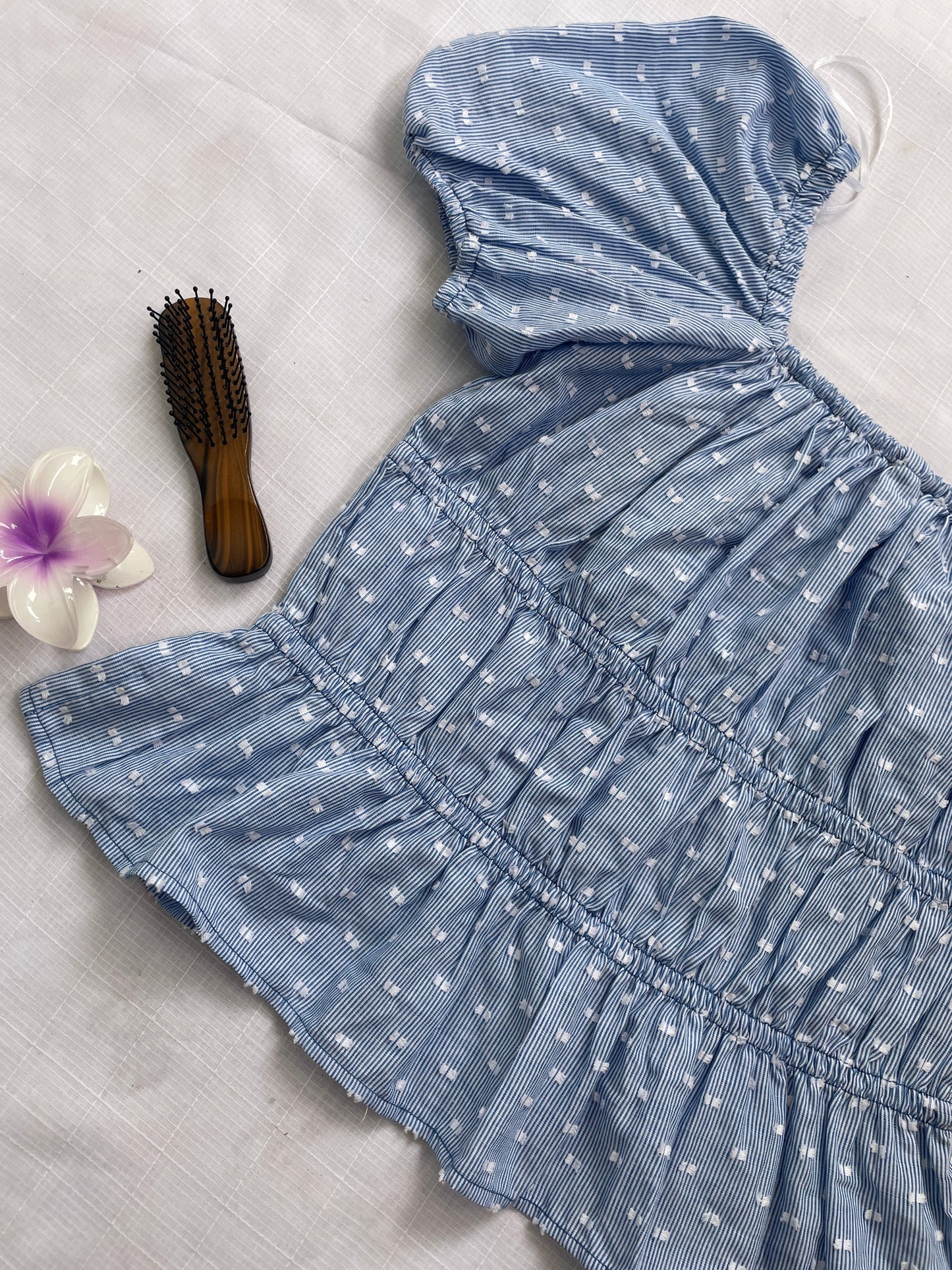 Blue Fluffy Top