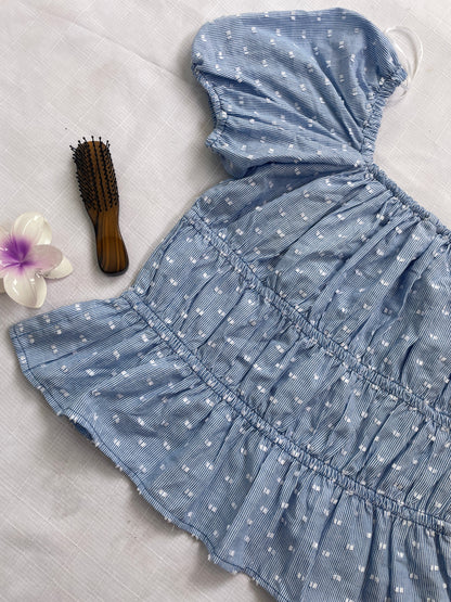 Blue Fluffy Top