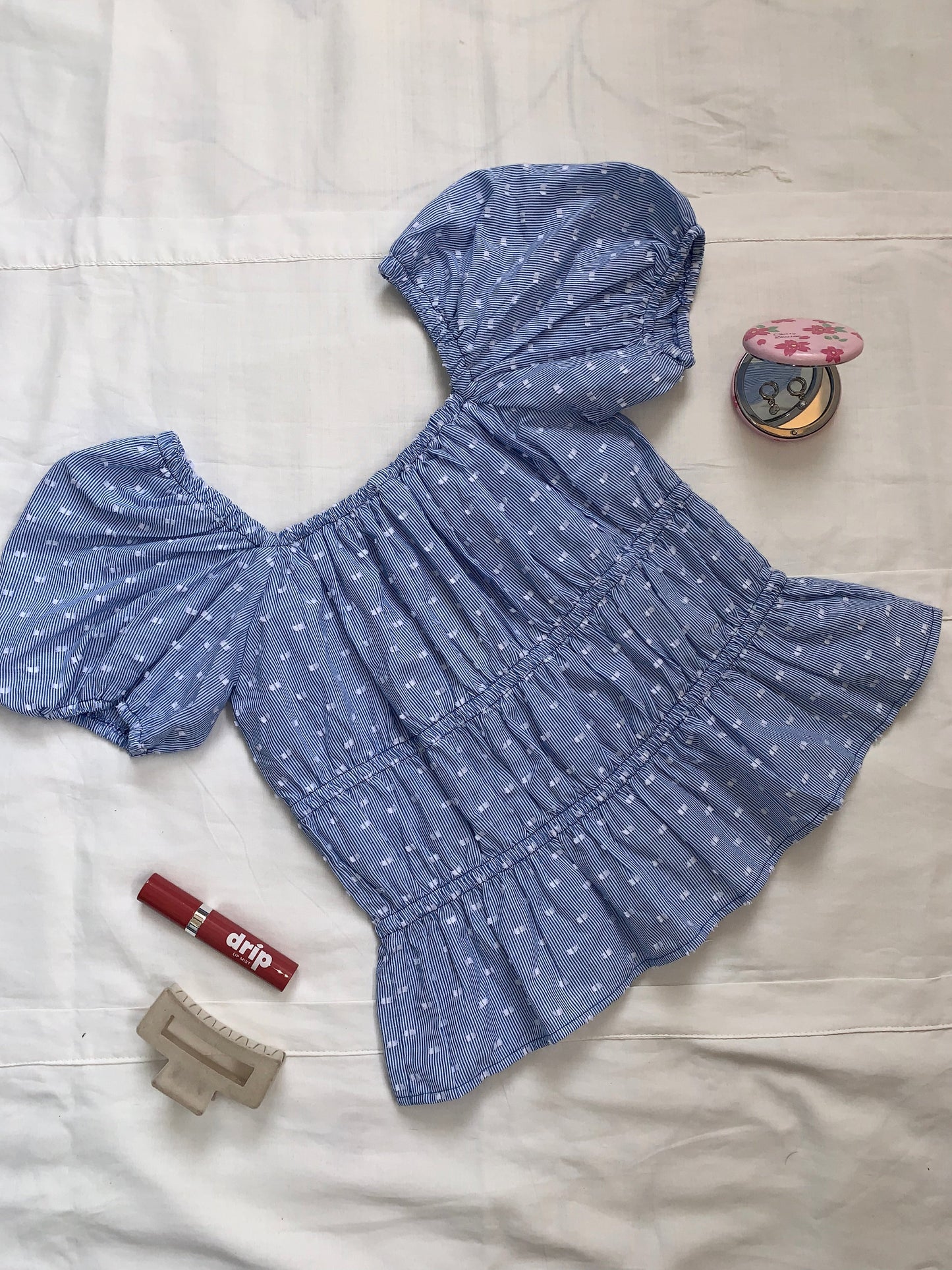 Blue Fluffy Top